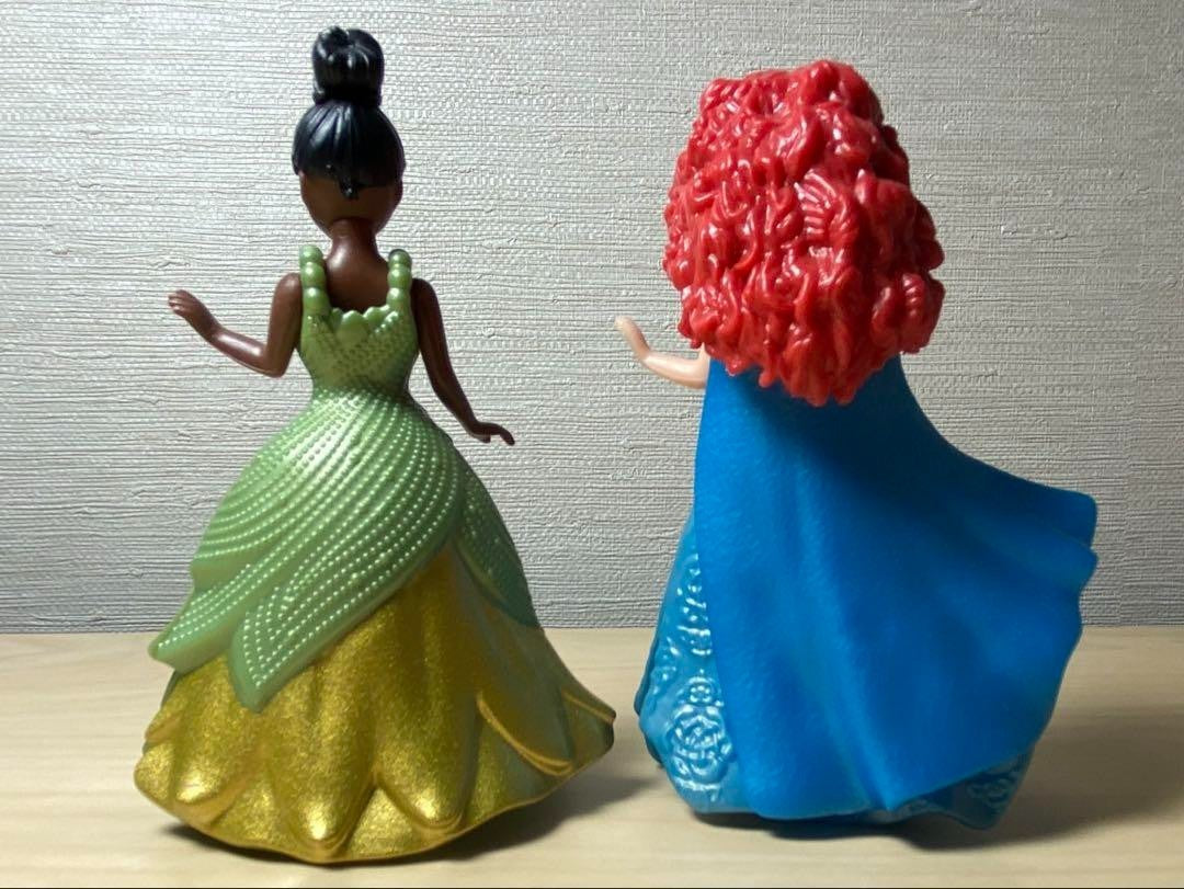 Magic Clip Disney Princess 9pcs Set Mattel DressUp Dolls