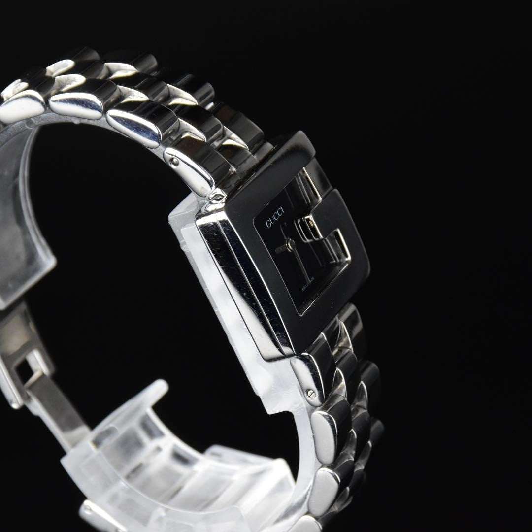 [Near MINT] GUCCI 3600L G Face Silver Black Dial Quartz Women's Watch From JAPAN