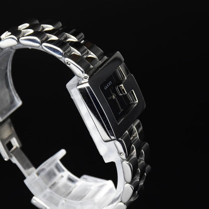 [Near MINT] GUCCI 3600L G Face Silver Black Dial Quartz Women's Watch From JAPAN