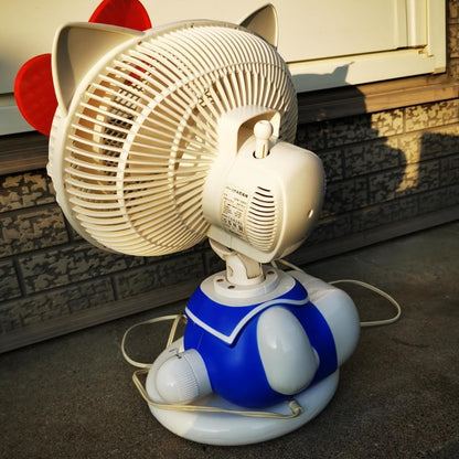 Hello Kitty Electric Fan 2005 Sanrio Vintage Retro Cute w/ Box Japan
