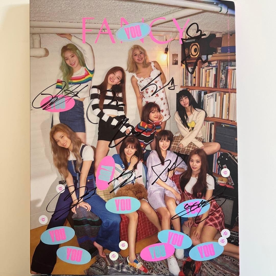 TWICE FANCY YOU Signed Album Official Kpop Autograph Rare Collectible Japan Ltd