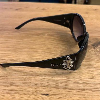 DIOR FROUFROUF Christian Dior Black Sunglasses Bijou Women
