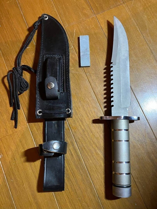 ALMAR SEKI Japan Knives Fighter Knife Camping Survival Made In Japan Used