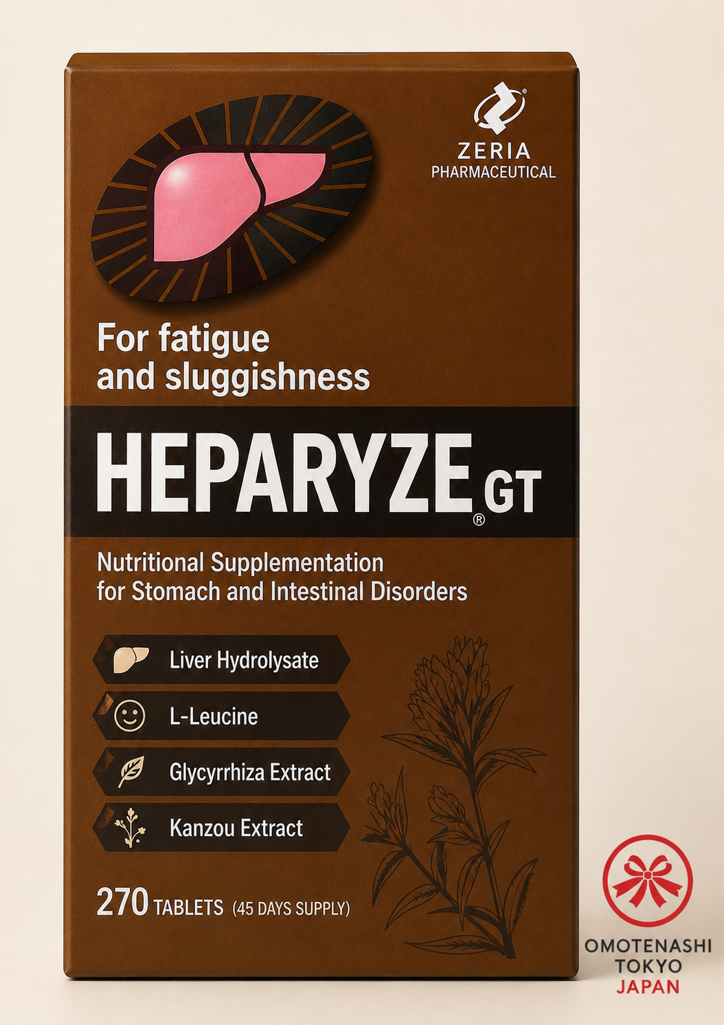 Zeria HEPALYSE GT 270 tablets easily digested for when you're tired