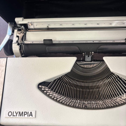 Showa Retro OLYMPIA Typewriter with Case Antique Miscellaneous Goods
