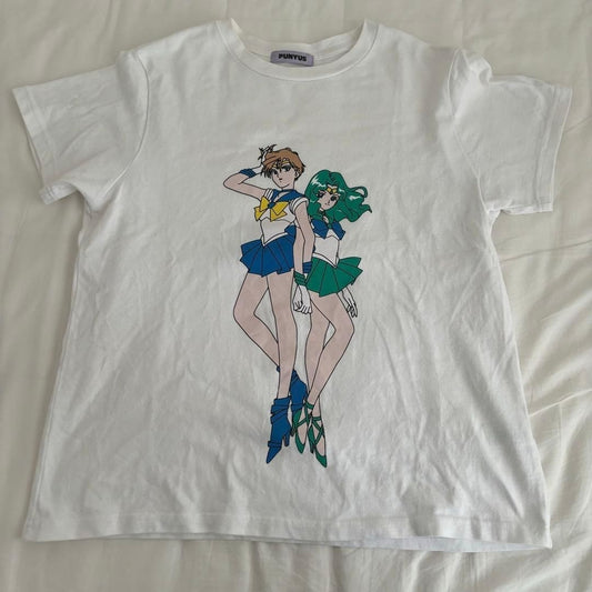 PUNYUS Sailor Moon T Shirt Fashion Top S Size Authentic Rare Vintage