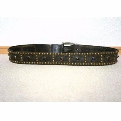 1930s-40s Vintage Studded Belt Harley BUCO WW2 Germany Antique JAPAN JP USED