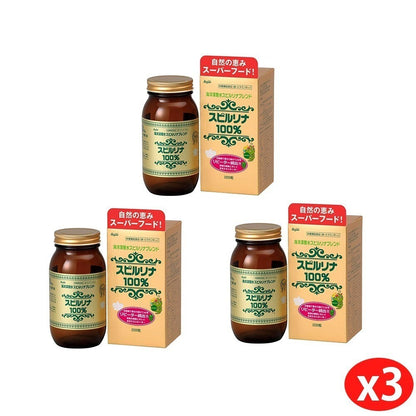 Algae Deep sea water spirulina blend 2200 grain set of 3 Made In Japan