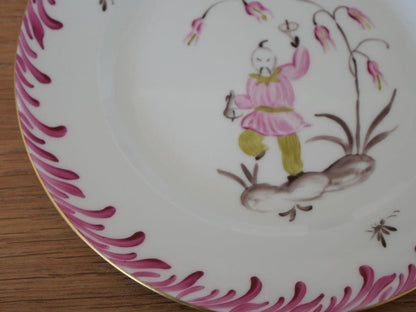 Marie Daage Limoges Indes Galantes Chinoiserie Plate 22cm Handpainted Rare