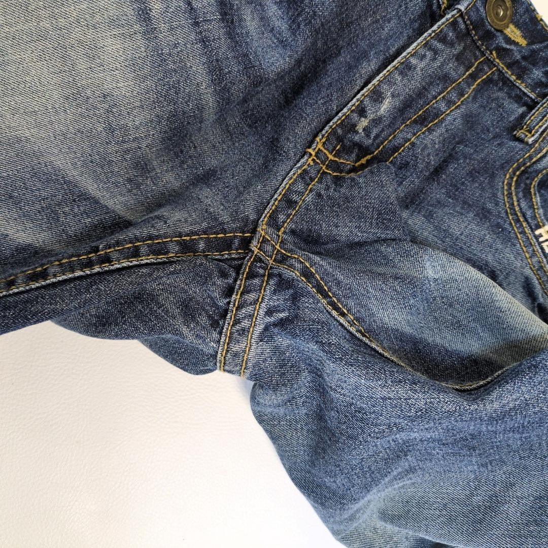 LOLITA JEANS Yoshitomo Nara denim jeans Size XXL Rare Design Embroidery