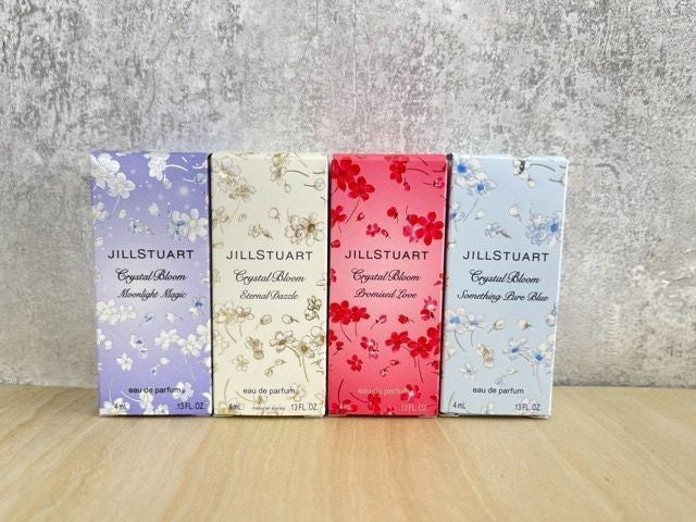 JILL STUART Eau de Parfum 4ml × 4 Mini Set Not for sale, unused mini size