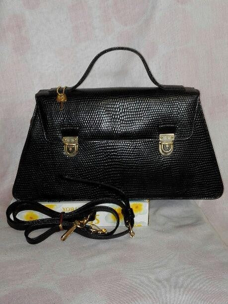 SONIA RYKIEL Shoulder Bag Leather Black