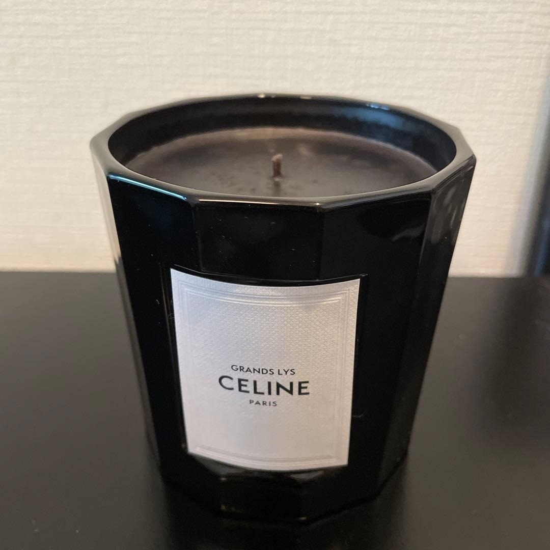 CELINE Nightclubbing Aroma Candle Black Octagon Shape New from Japan
