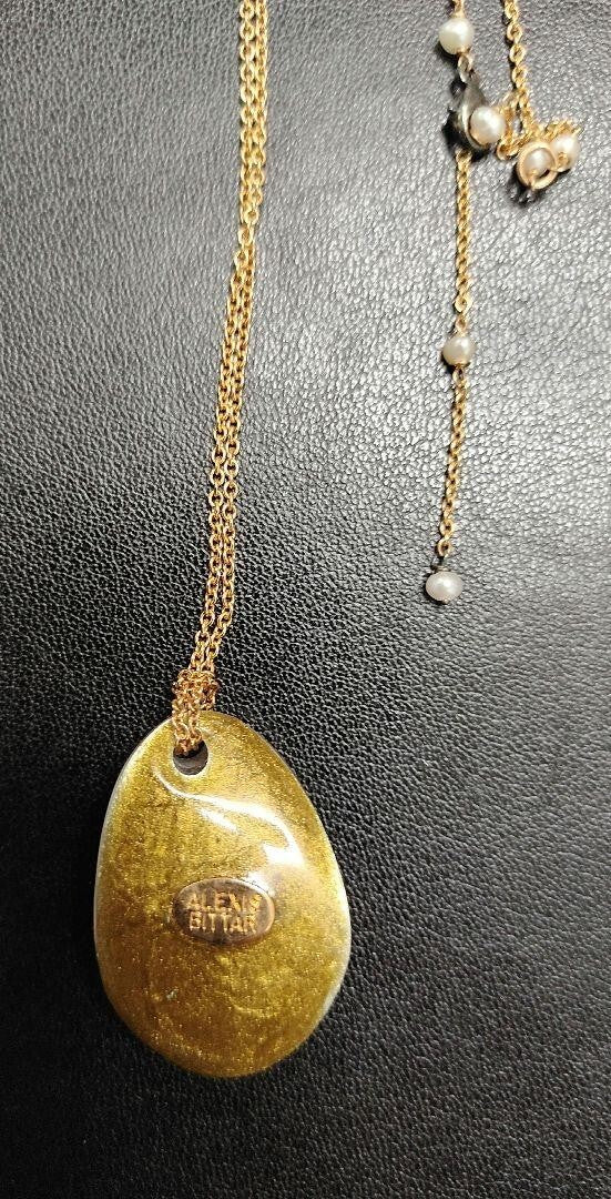 Alexis Bittar Vintage Lucite Necklace Rare