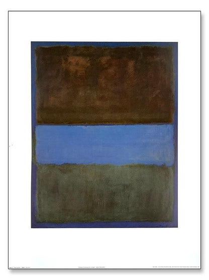 Framed Artwork/No. 61 (Mark Rothko)/Art Poster/Modern Art