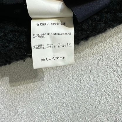 Limi Feu Japan Wool Layered Buttonless Knit Cardigan Size S