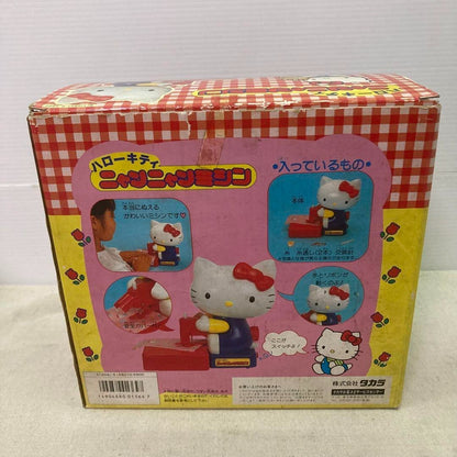 Hello Kitty Sewing Machine Vintage Takara Sanrio 1986s Retro Toy Boxed Japan