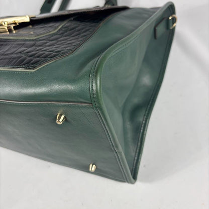 Anya Hindmarch Women Bag Leather 2Way Shoulder Green Limited Edition VHTF Popula