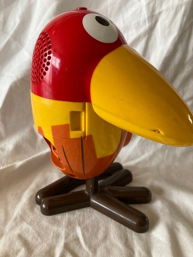 Kyoro-chan Chocolate Ball Talking Alarm Clock 8.3 inches high Rare