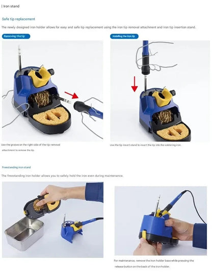 Hakko FX971-81 Soldering Station 100V with 2-Pin Grounded Plug Japan Import New