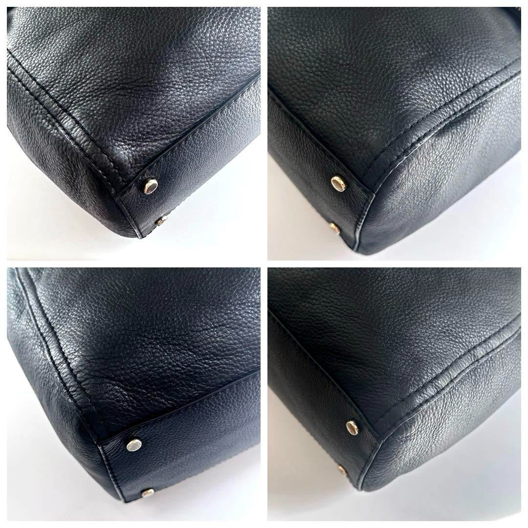 Kate Spade Genuine Leather Tote Bag Large Capacity Business Bag Black