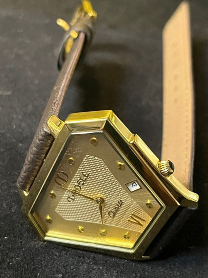 unused unique hexagonal case micro brand men's watch