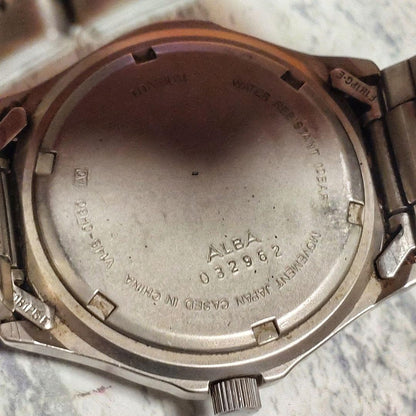 Seiko Alba Epsilon Solar Titanium Watch Mens Rare JDM Limited wrist 17cm