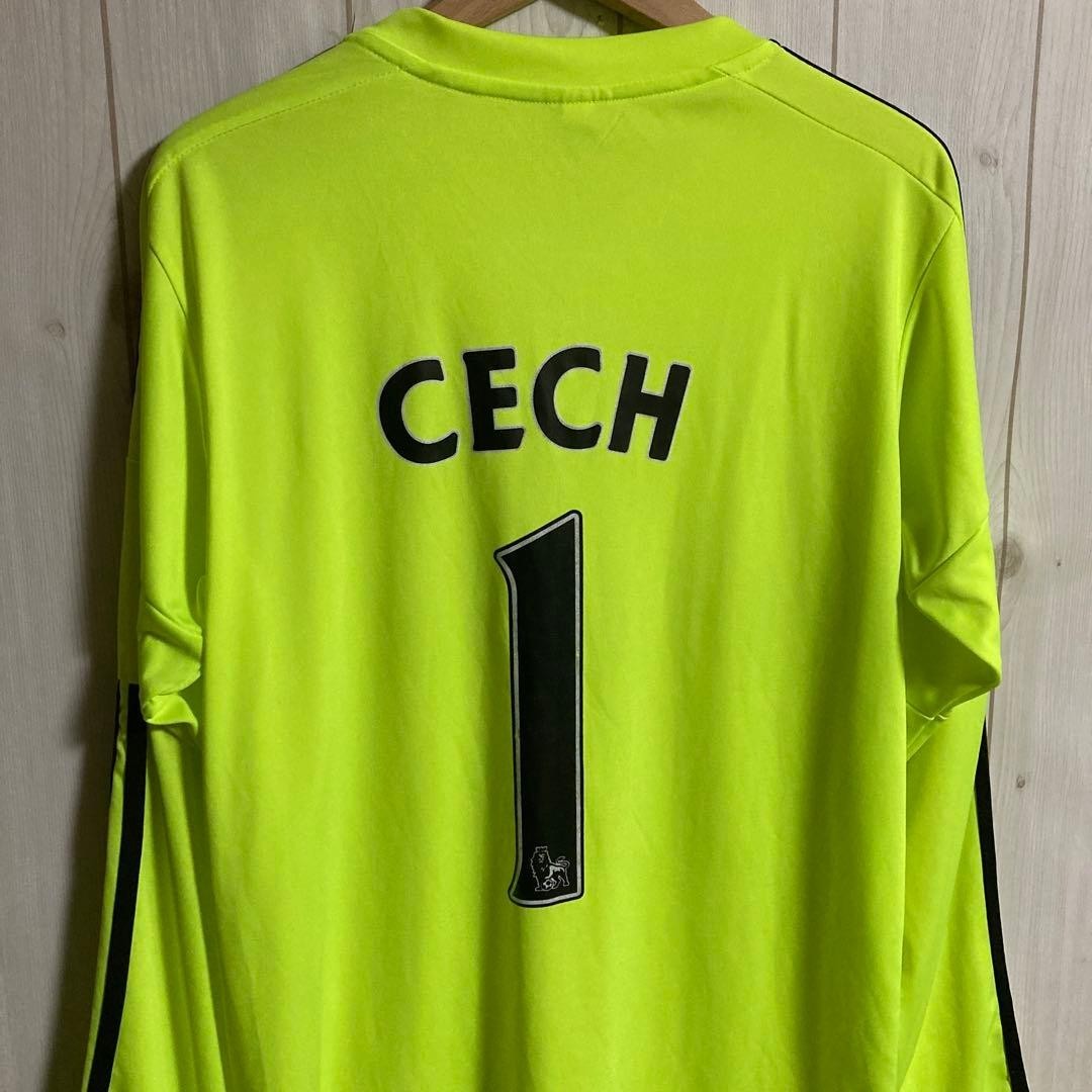 Chelsea FC Petr Čech GK Long Sleeve Soccer Jersey Uniform Size L - Rare