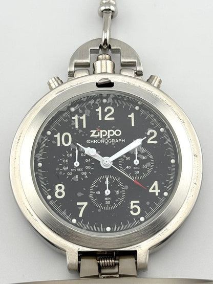 Zippo Time Pocket Watch Chronograph Running 2004 Rare