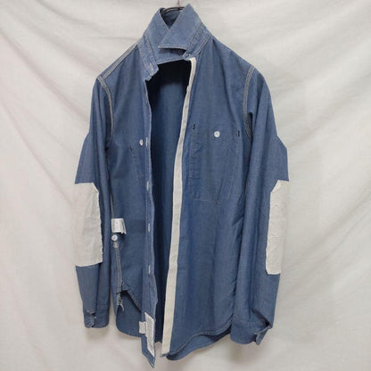 Engineered Garments Chambray Work Shirt 100% Cotton Vintage Made in USA