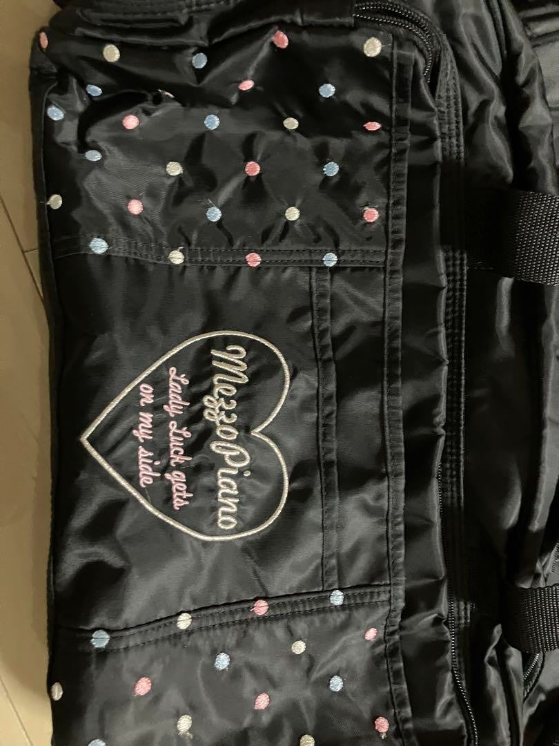 Mezzo Piano Boston Bag with Attached Backpack, Multi-Use, Used