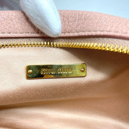 MIU MIU Pouch leather Women make up pouch