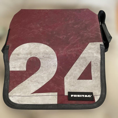 Messenger Shoulder Bag FREITAG F41 HAWAII FIVE-O Antique Pink Rare 24 Logo Tag