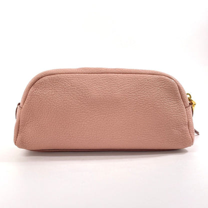 MIU MIU Pouch leather Women make up pouch