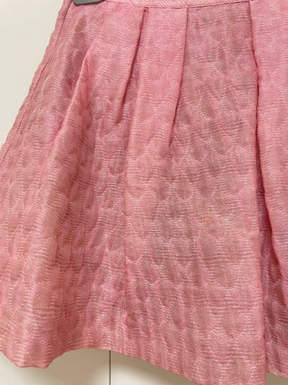 Miu Miu Pink Flared Mini Skirt Size 36 40cm Length Fashion Women's Wear