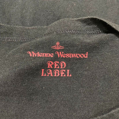 Vivienne Westwood Deformed Dress Long T-Shirt Orb Black Vintage from Japan