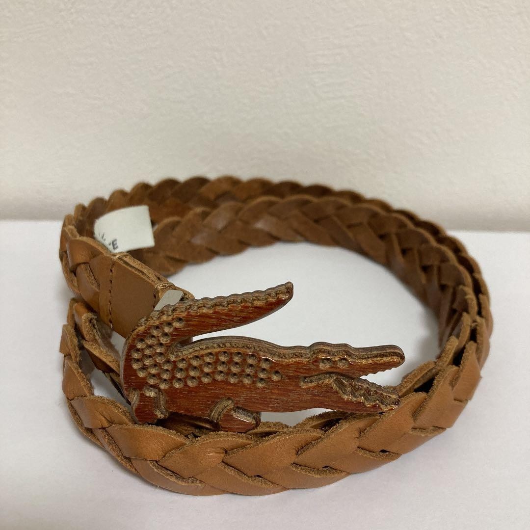 LACOSTE Women Rare Belt Crocoste Limited Edition VHTF Popular Products Sophistic