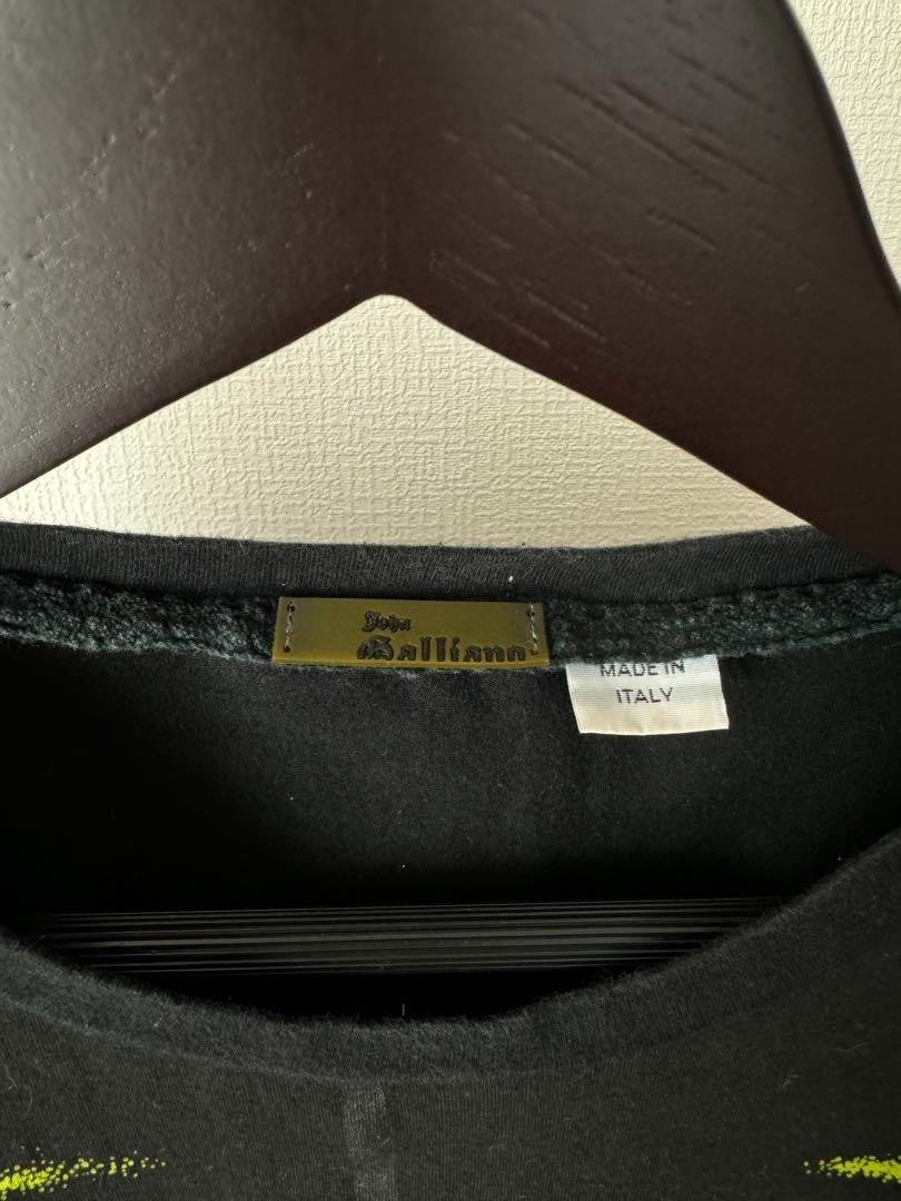 John Galliano Long Sleeve T-Shirt Size L from Japan
