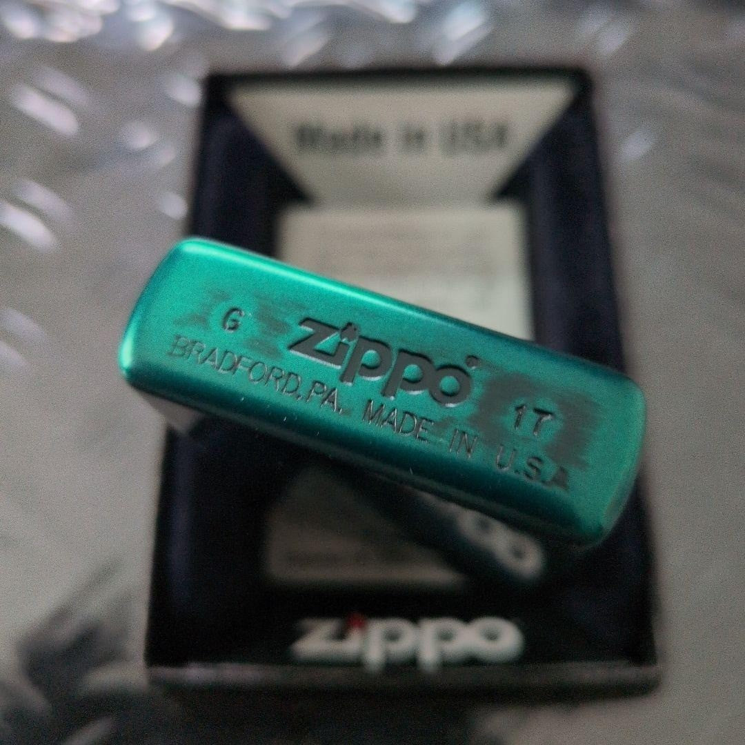 Natural American Spirit Green Zippo Oil Lighter & With portable ashtray 2017Rare