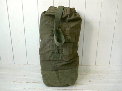 US Military Real 1975s EASTERN CANVAS PRODUCTS Stencil 70's Vintage Duffel Bag