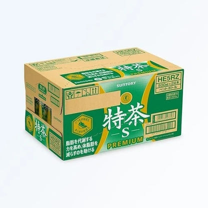 Suntory Iyemon Tokucha Green Tea 500ml x 24 Japan FOSHU Fat Burning Diet Drink