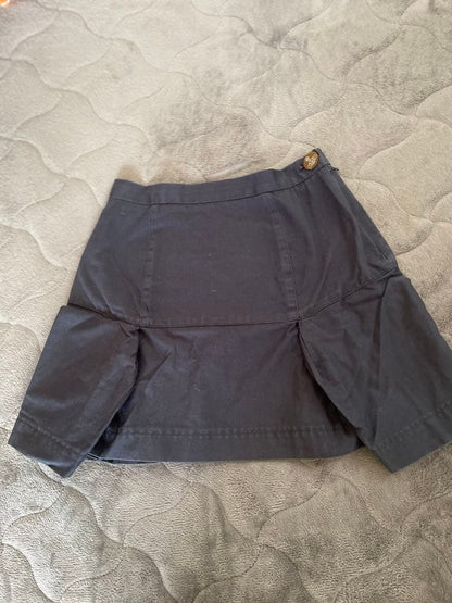 Vivienne Westwood RED LABEL Mini Skirt Size 2 Flare Design Navy Blue