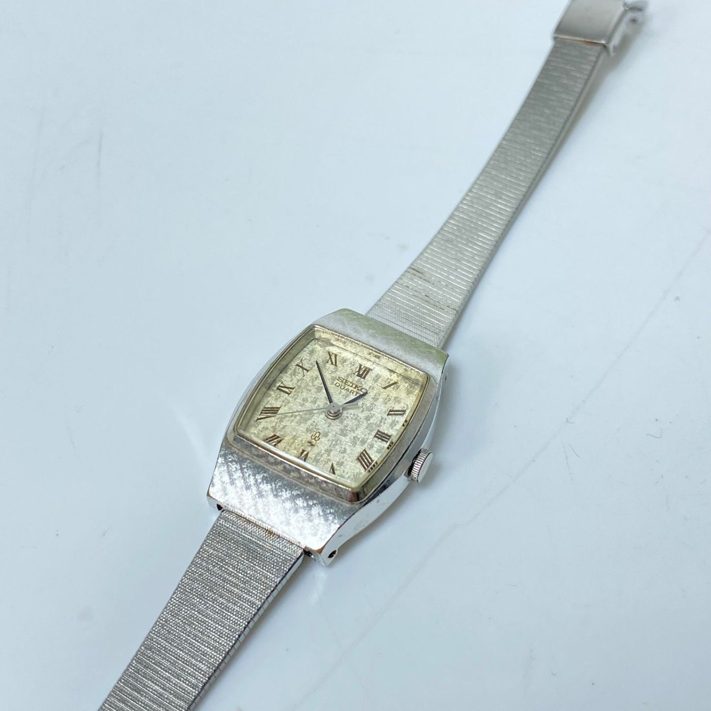 Seiko Quartz Watch 4301-3000 Square Roman Numerals Vintage