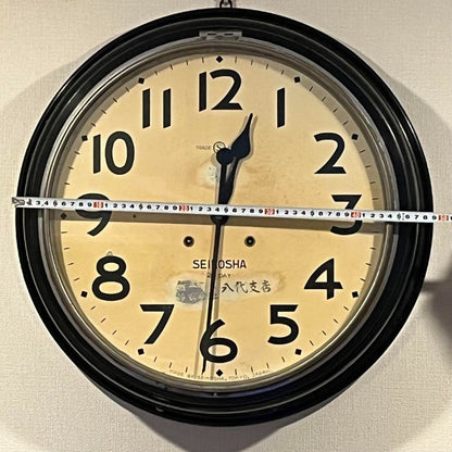 Antique clock, early Showa period, SEIKOSHA, spring-driven, retro