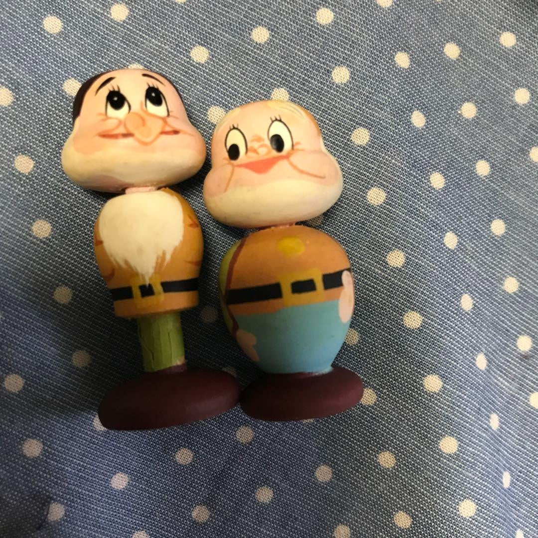 Disney Antique Snow White 7 Dwarfs Manga Kokeshi Dolls