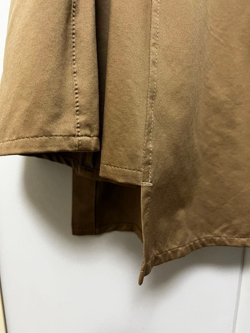 Tsumori Chisato Asymmetric Wrap Skirt Nylon Beige Used Japan
