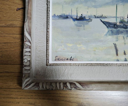 Master Gakuhō's Kobe Port Oil Painting