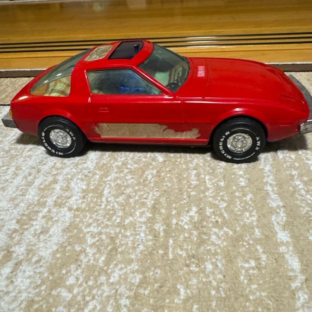 Showa Retro Ichiko Mazda Savanna RX-7 Tin Car