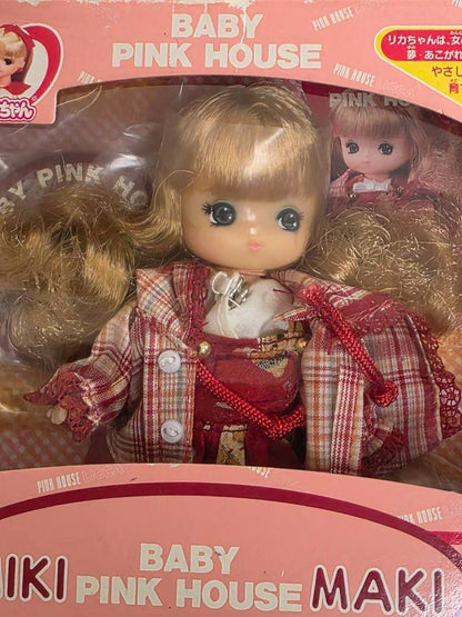 Pink House Rika-chan II & Miki-chan II & Maki-chan II Set - Unused