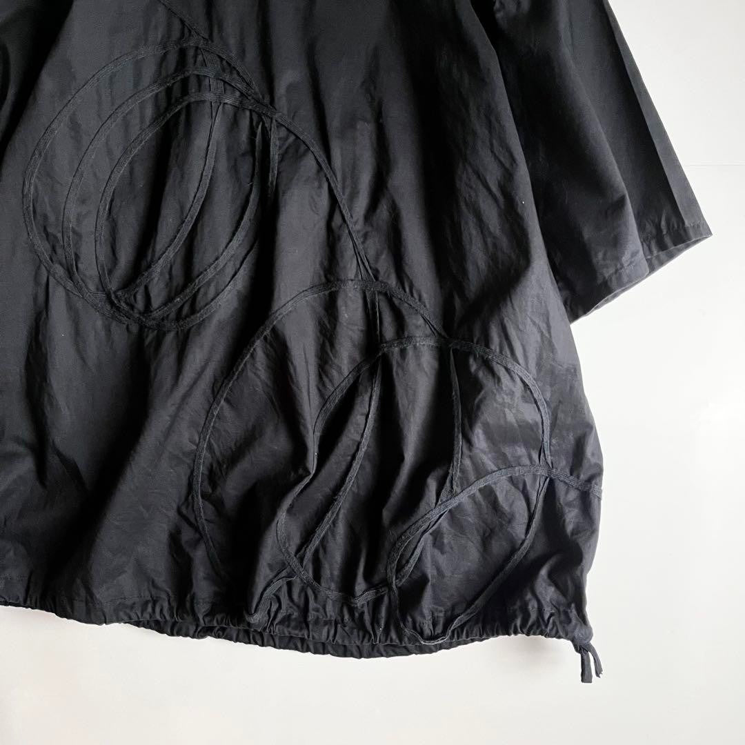 USED VINTAGE ISSEY MIYAKE HAI WIDE PULLOVER BLOUSE. GOOD